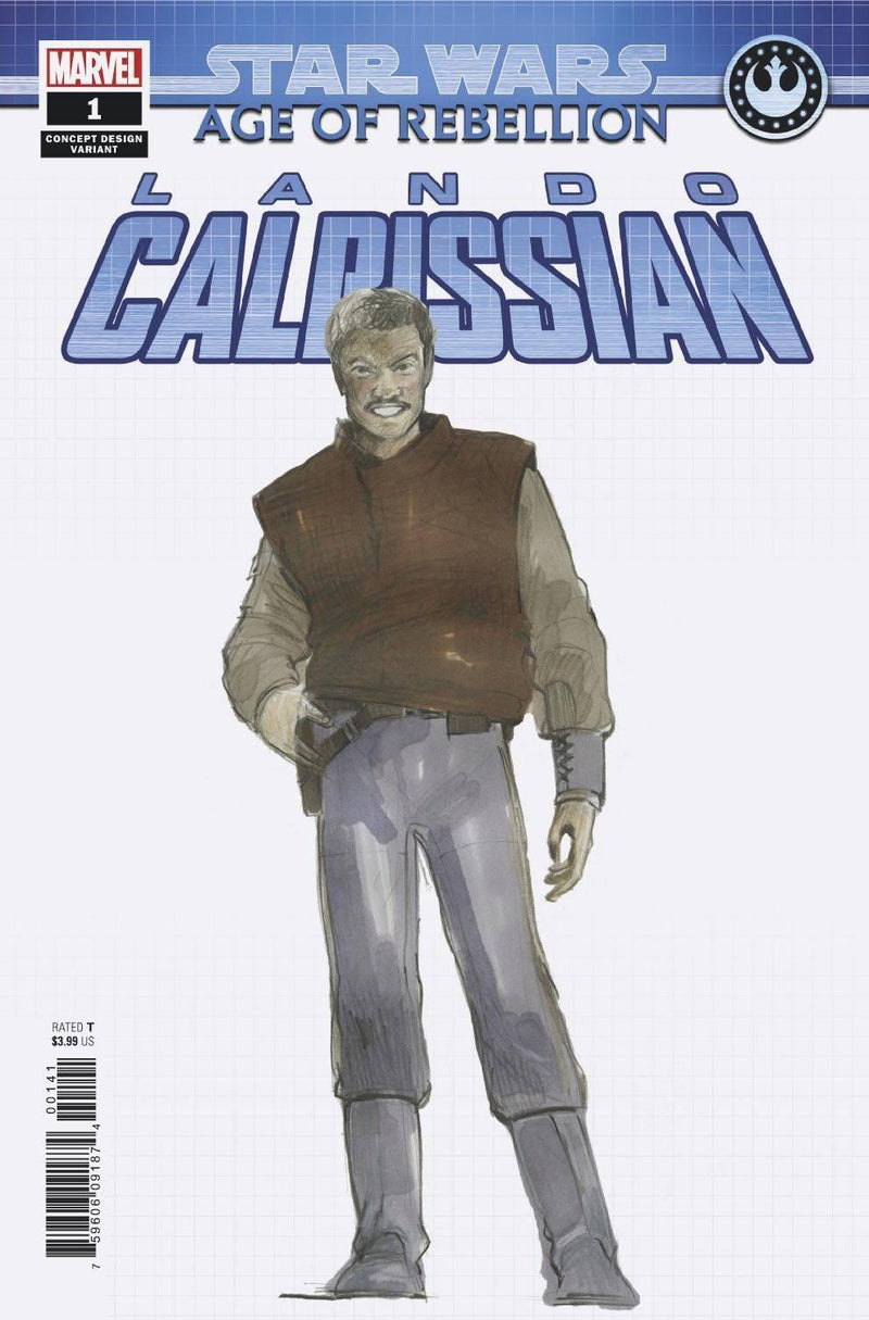 STAR WARS AGE OF REBELION LANDO CALRISSIAN #1 CONCEPT VAR