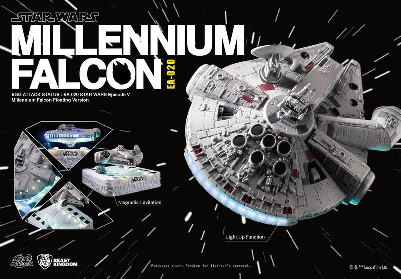 STAR WARS EPV EGG ATTACK FLOATING MILLENNIUM FALCON