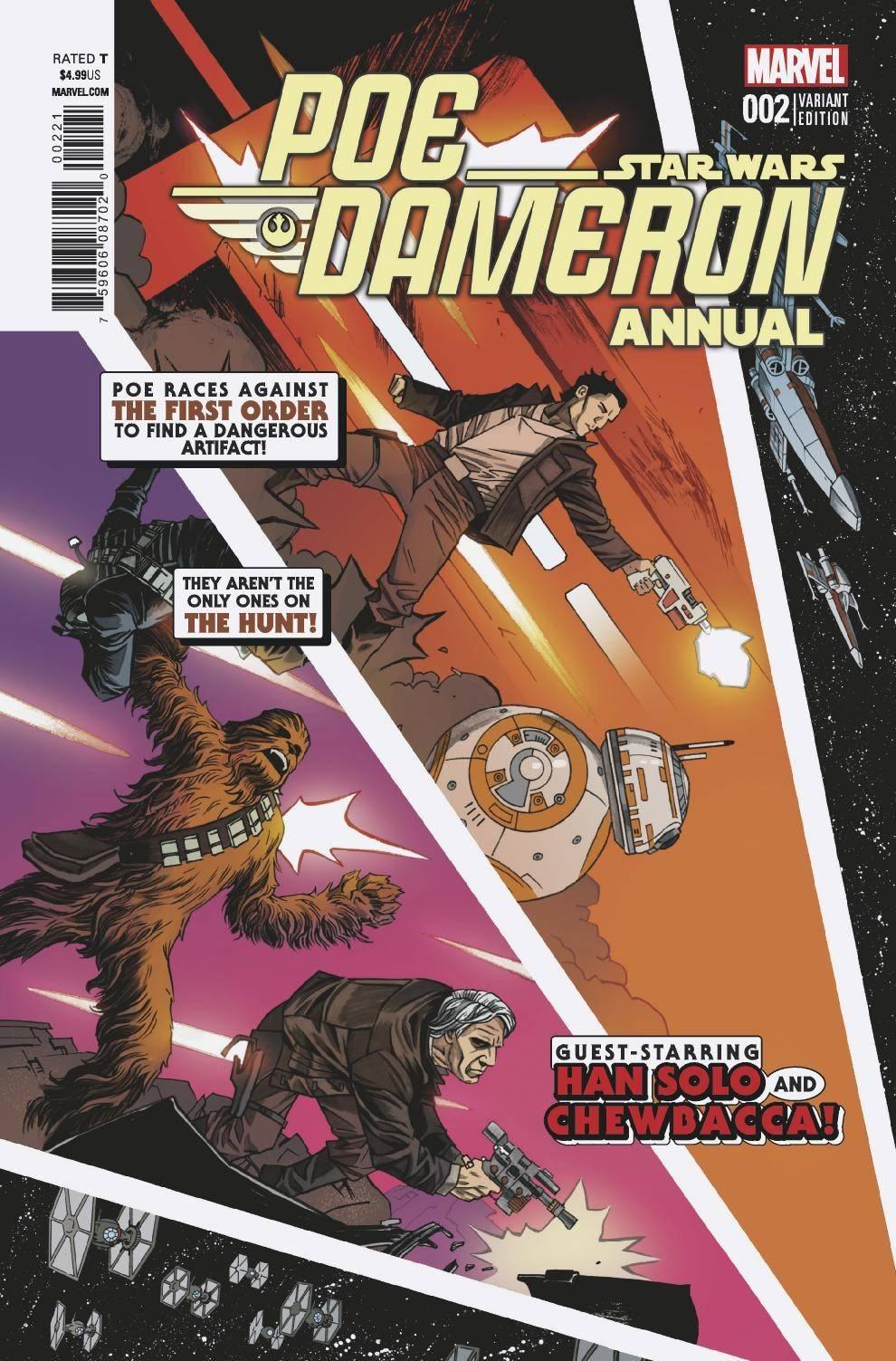 STAR WARS POE DAMERON (2016) ANNUAL #2 SHALVEY VAR - Kings Comics