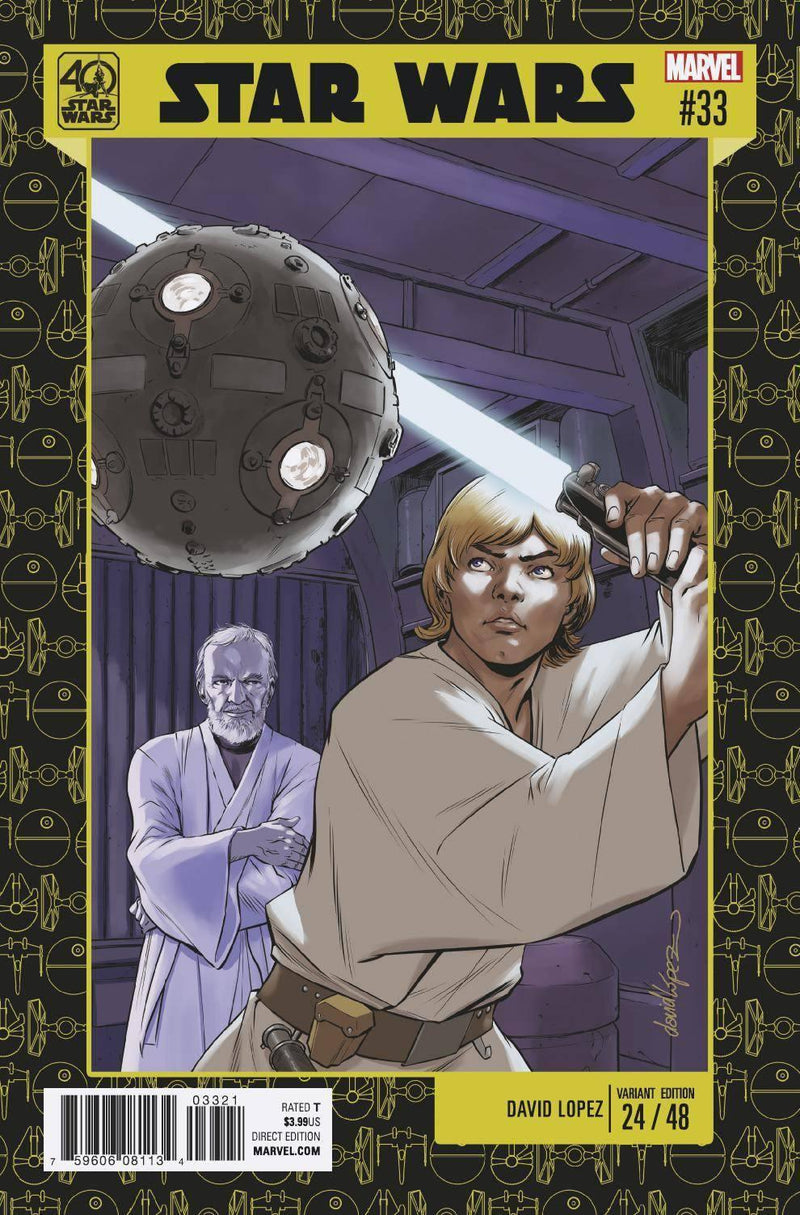 STAR WARS VOL 4 (2015) #33 LOPEZ STAR WARS 40TH ANNIV VAR