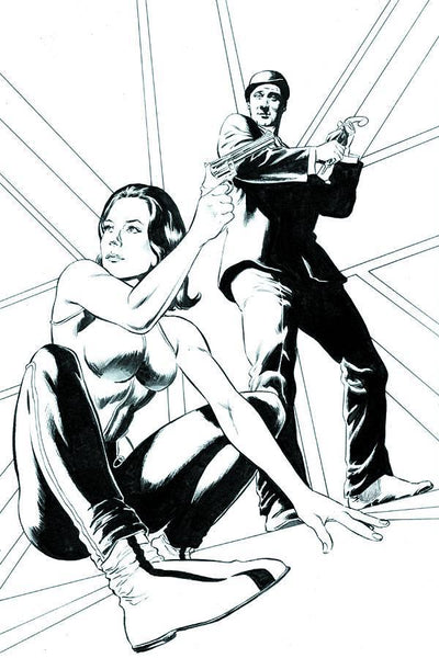 STEED AND MRS PEEL ONGOING #1 20 COPY MEYERS B&W VAR