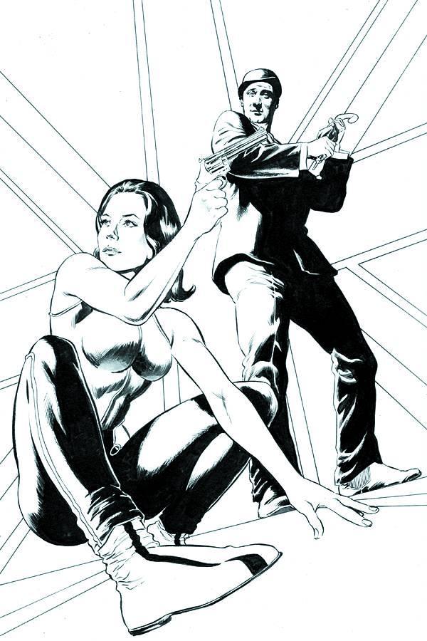 STEED AND MRS PEEL ONGOING #1 20 COPY MEYERS B&W VAR