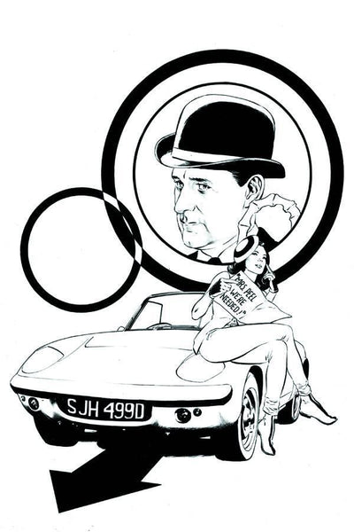 STEED AND MRS PEEL ONGOING #2 20 COPY INCV PERKINS B&W