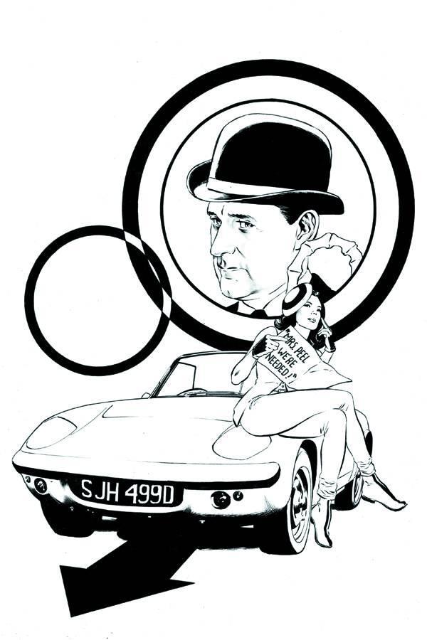 STEED AND MRS PEEL ONGOING #2 20 COPY INCV PERKINS B&W