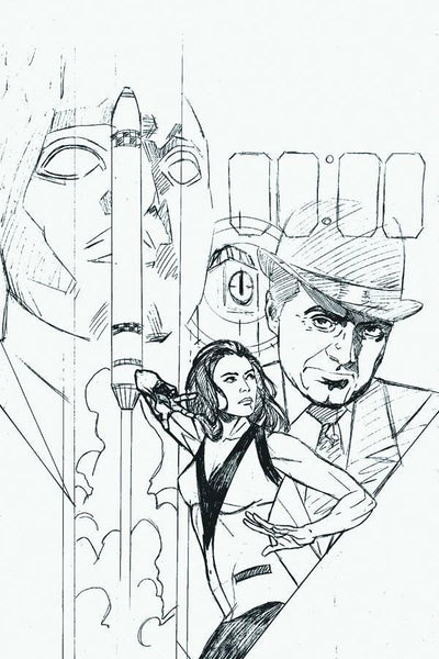 STEED AND MRS PEEL ONGOING #3 15 COPY INCV JOHNSON B&W