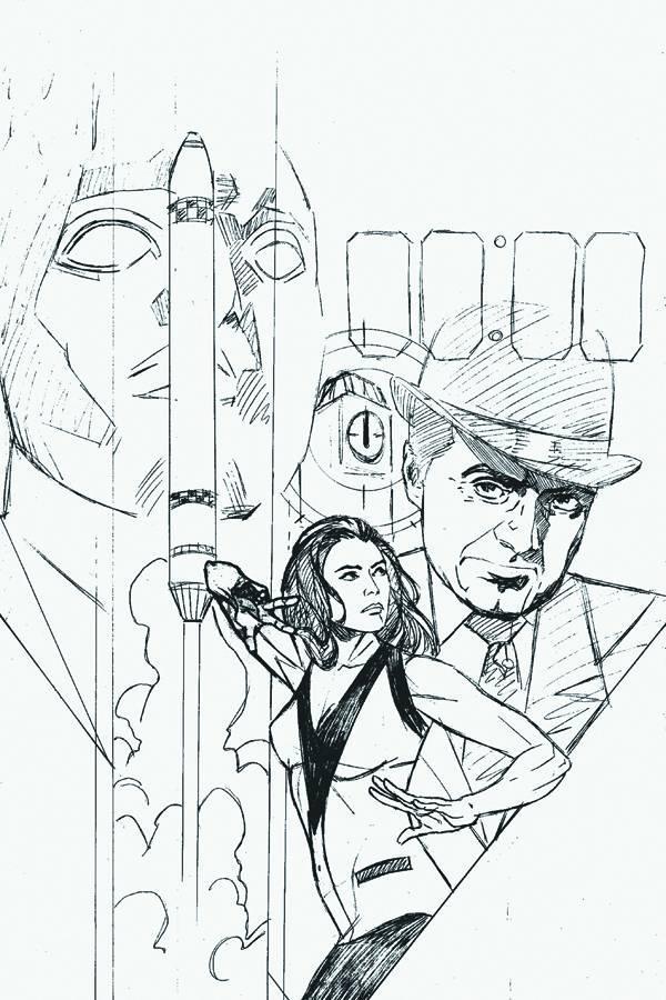 STEED AND MRS PEEL ONGOING #3 15 COPY INCV JOHNSON B&W