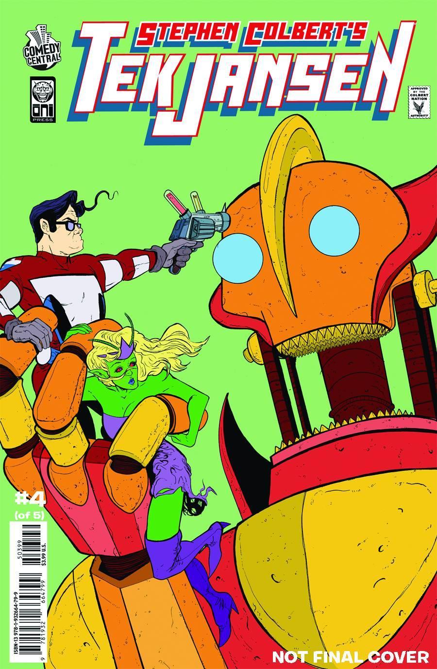 STEPHEN COLBERTS TEK JANSEN #4 - Kings Comics