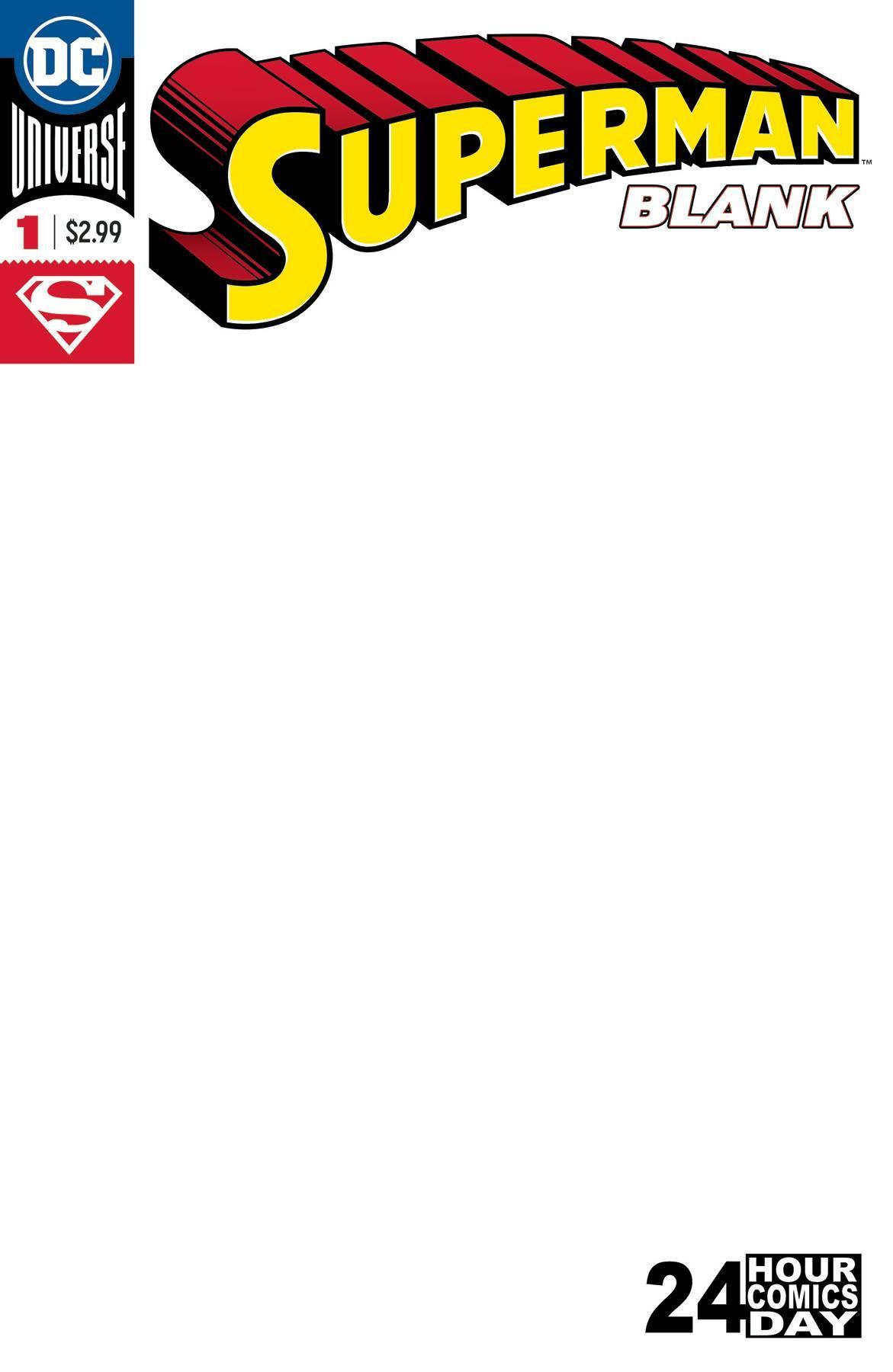 SUPERMAN BLANK COMIC #1 - Kings Comics