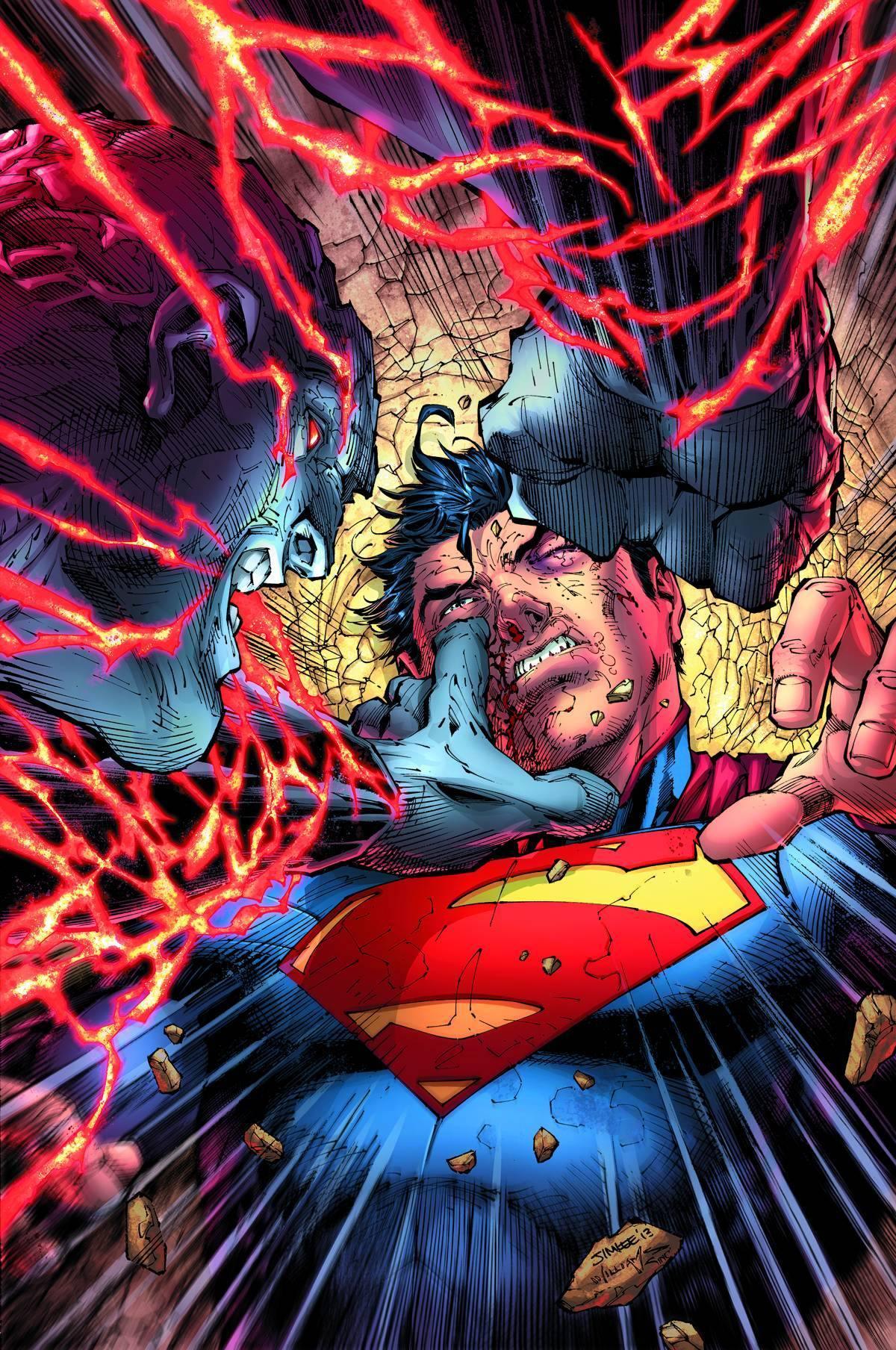 SUPERMAN UNCHAINED #4 75TH ANNIV VAR ED VILLAIN CVR - Kings Comics