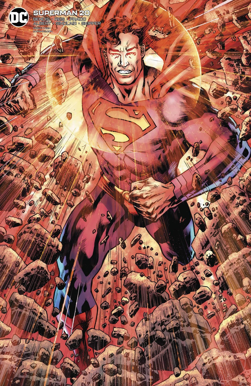 SUPERMAN (2018) #20 CARD STOCK BRYAN HITCH VAR ED