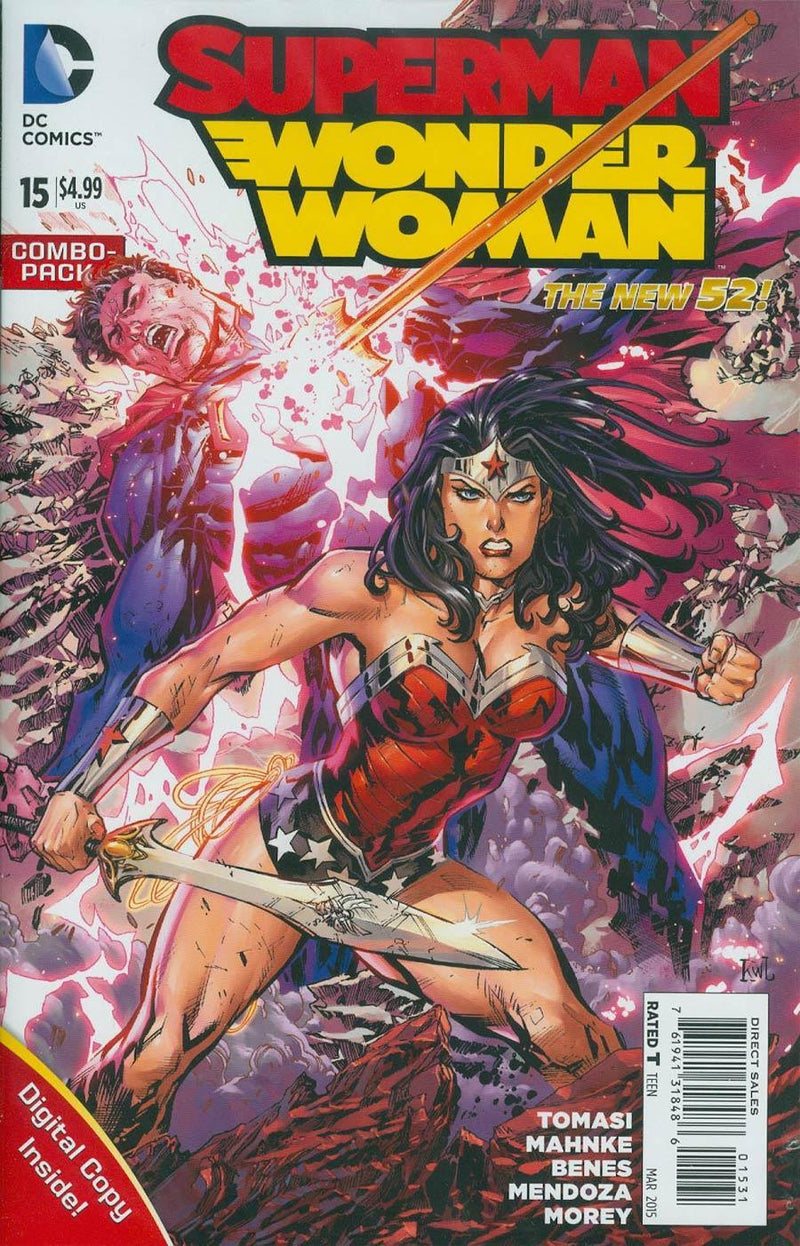 SUPERMAN WONDER WOMAN (2013) #15 COMBO PACK