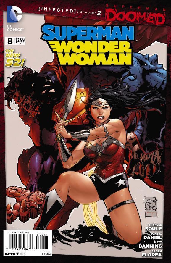 SUPERMAN WONDER WOMAN (2013) #8 2ND PTG (DOOMED)