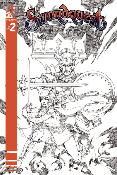 SWORDQUEST #2 10 COPY RUBI B&W INCV