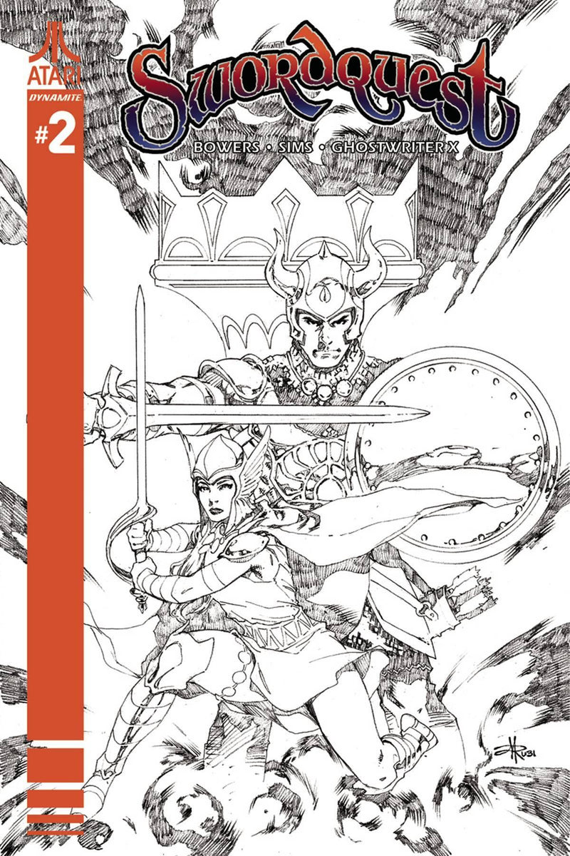 SWORDQUEST #2 10 COPY RUBI B&W INCV