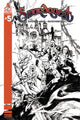 SWORDQUEST #5 CVR D 10 COPY LAU B&W INCV