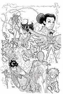 TEEN TITANS VOL 5 #16 ADULT COLORING BOOK VAR ED