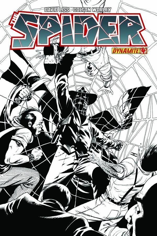 THE SPIDER #4 15 COPY CASSADAY B&W INCV - Kings Comics