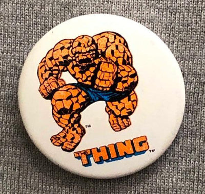 THE THING VINTAGE BUTTON BADGE (1979)