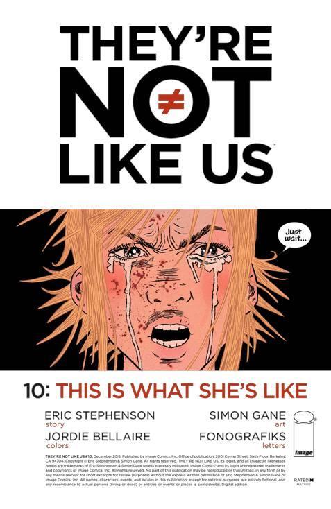 THEYRE NOT LIKE US #10 - Kings Comics