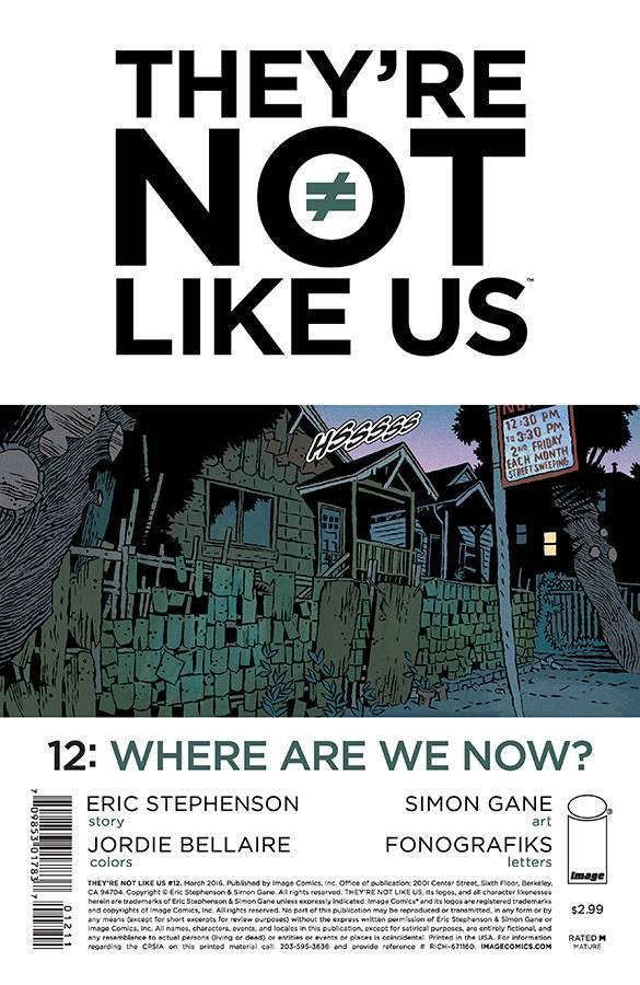 THEYRE NOT LIKE US #12 - Kings Comics