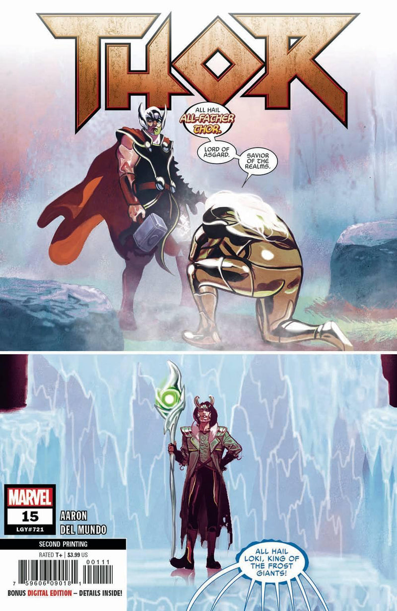 THOR VOL 5 #15 2ND PTG DEL MUNDO VAR