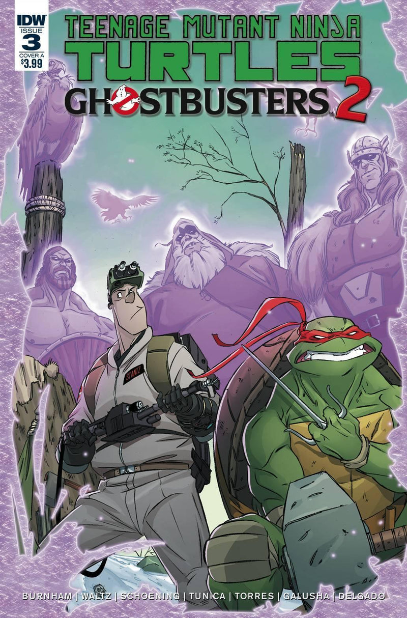 TMNT GHOSTBUSTERS II #3 CVR A SCHOENING