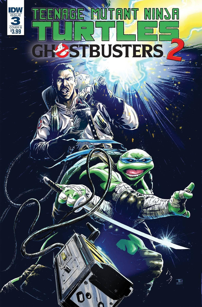 TMNT GHOSTBUSTERS II #3 CVR B GALUSHA