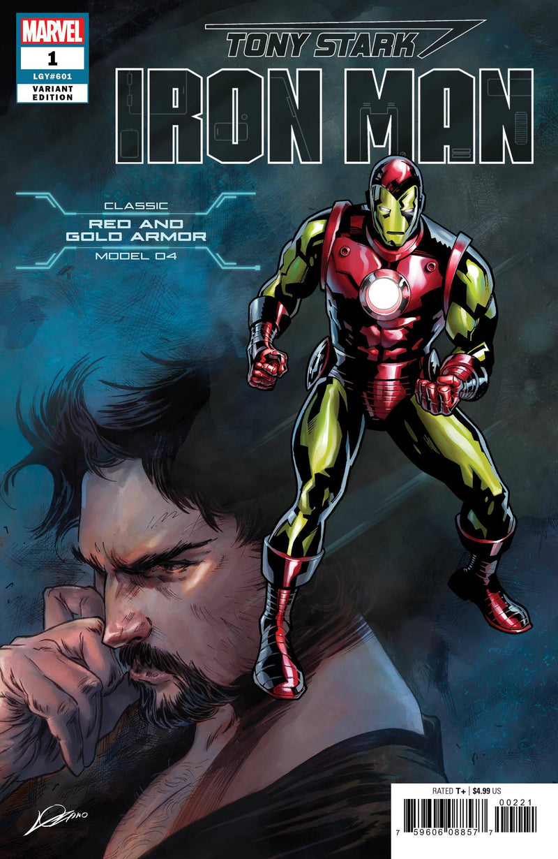 TONY STARK IRON MAN (2018) #1 CLASSIC ARMOR VAR