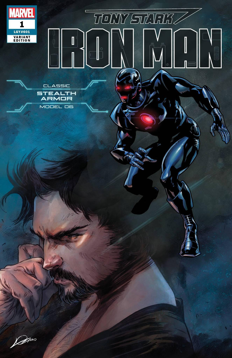 TONY STARK IRON MAN (2018) #1 STEALTH ARMOR VAR