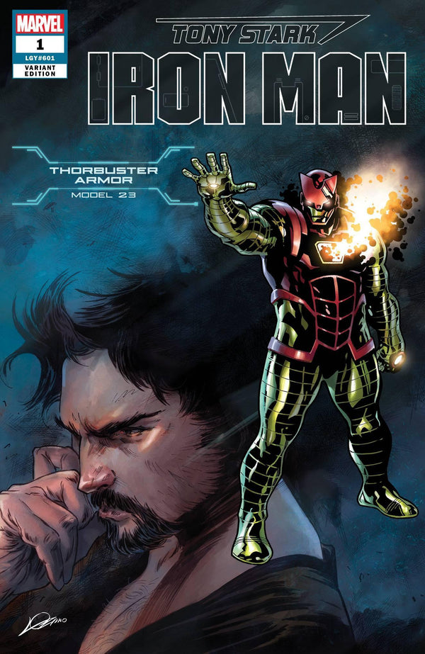 TONY STARK IRON MAN (2018) #1 THORBUSTER ARMOR VAR