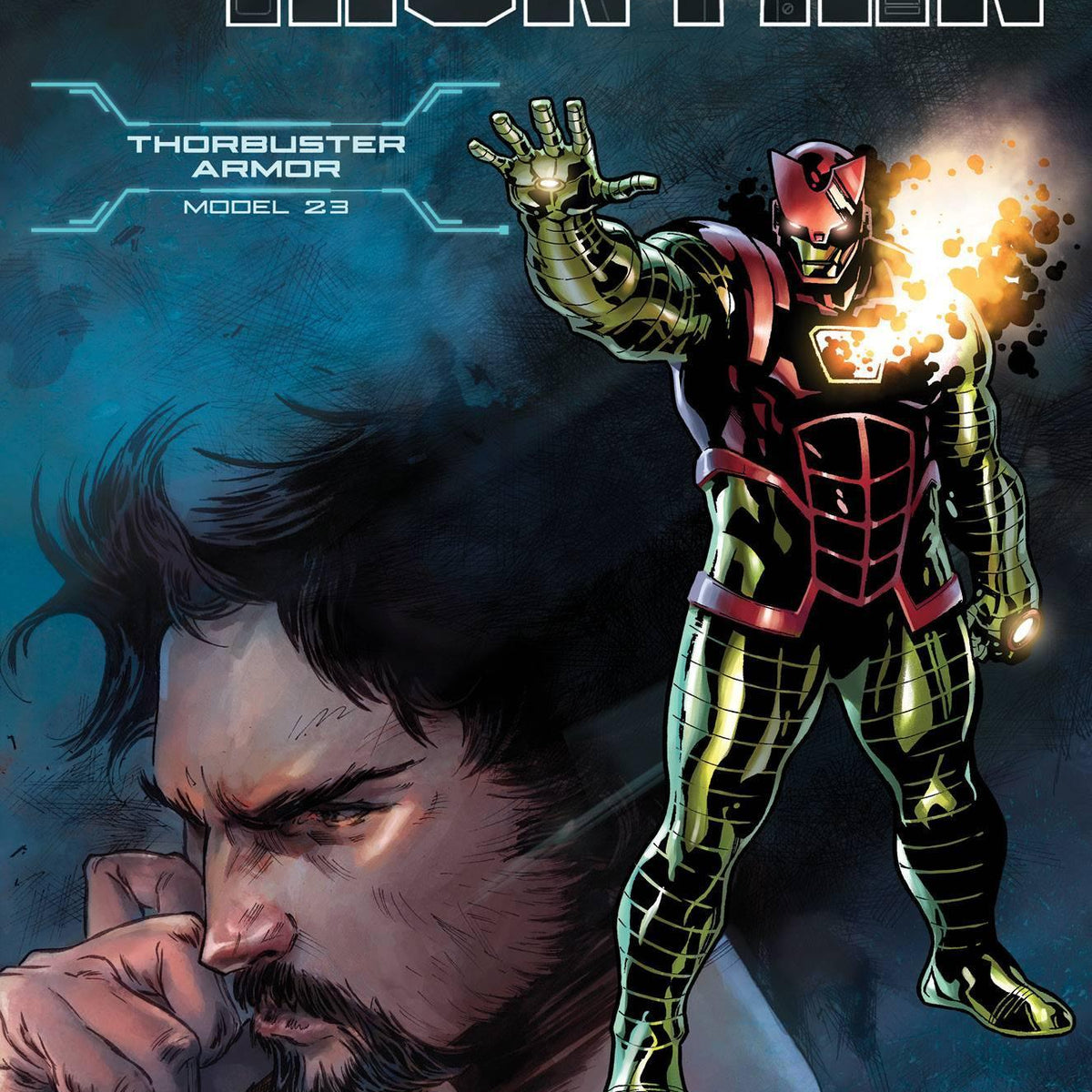 Thorbuster TONY STARK IRON MAN #1 THORBUSTER ARMOR VAR — Kings Comics