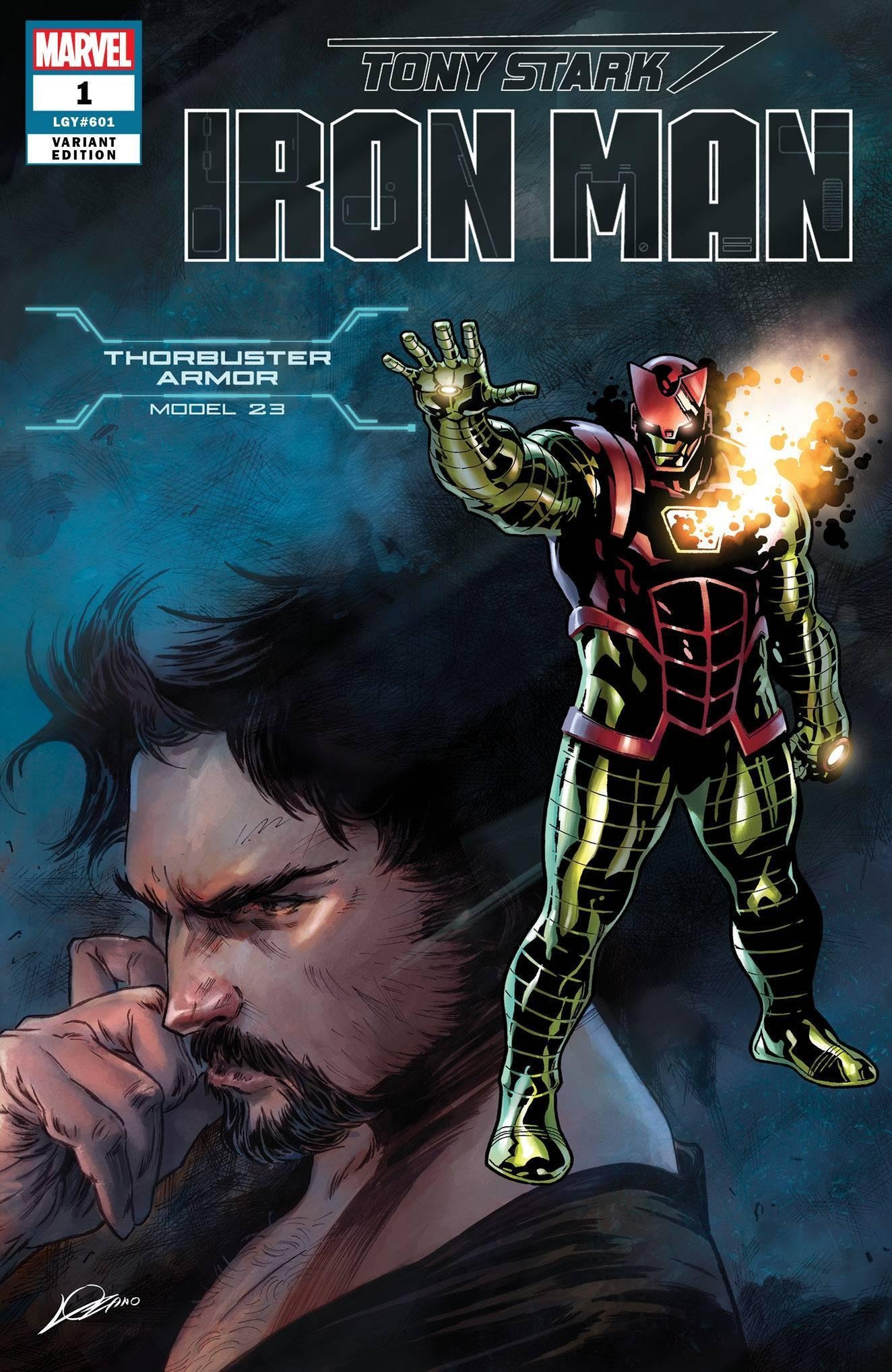 Thorbuster TONY STARK IRON MAN #1 THORBUSTER ARMOR VAR — Kings Comics