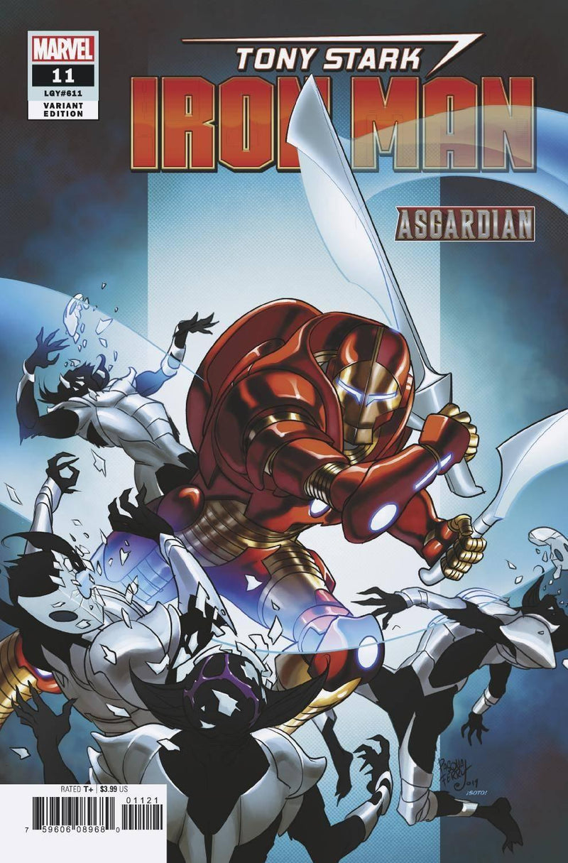 TONY STARK IRON MAN (2018) #11 FERRY ASGARDIAN VAR