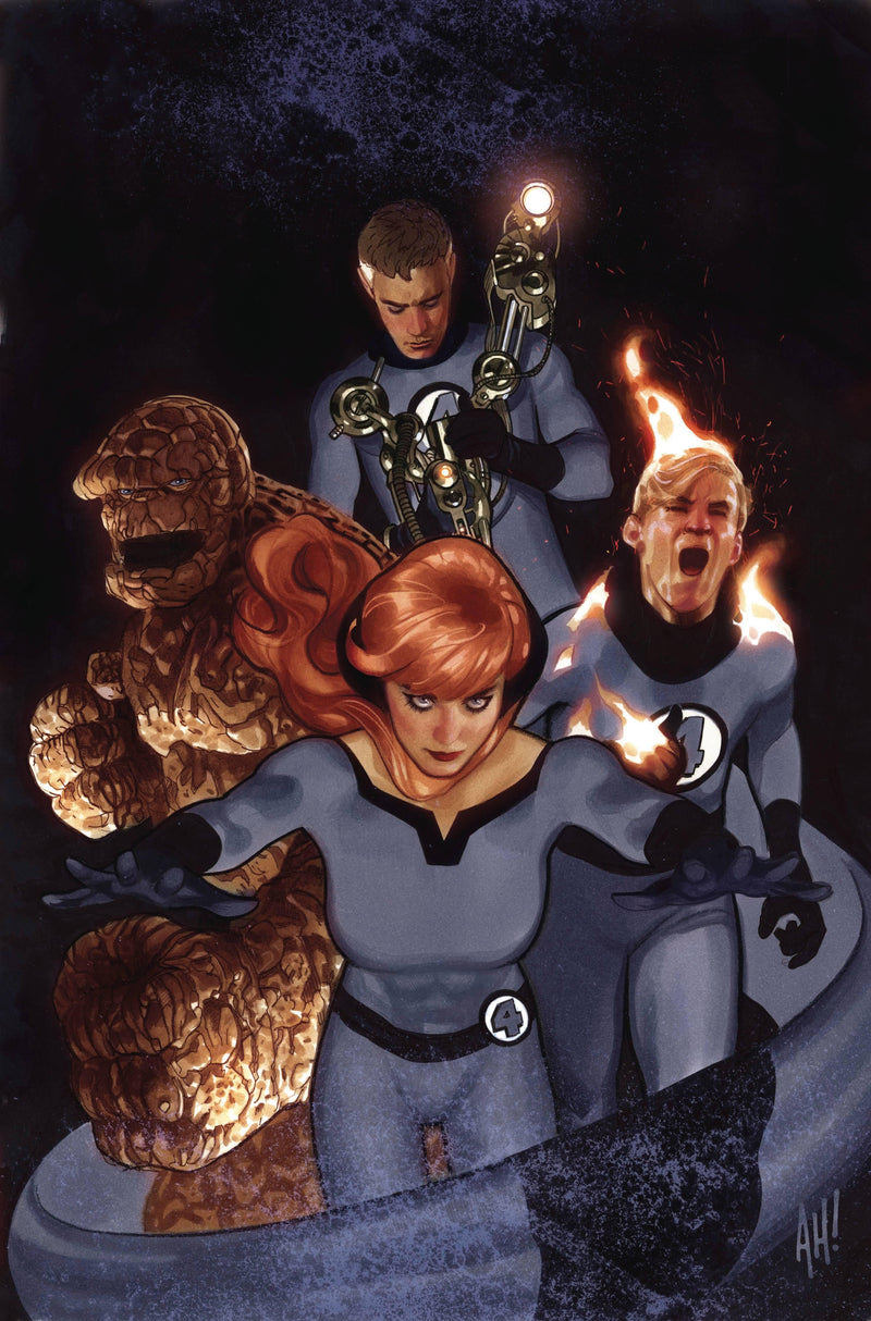 TONY STARK IRON MAN (2018) #3 HUGHES RETURN OF FANTASTIC FOUR VAR