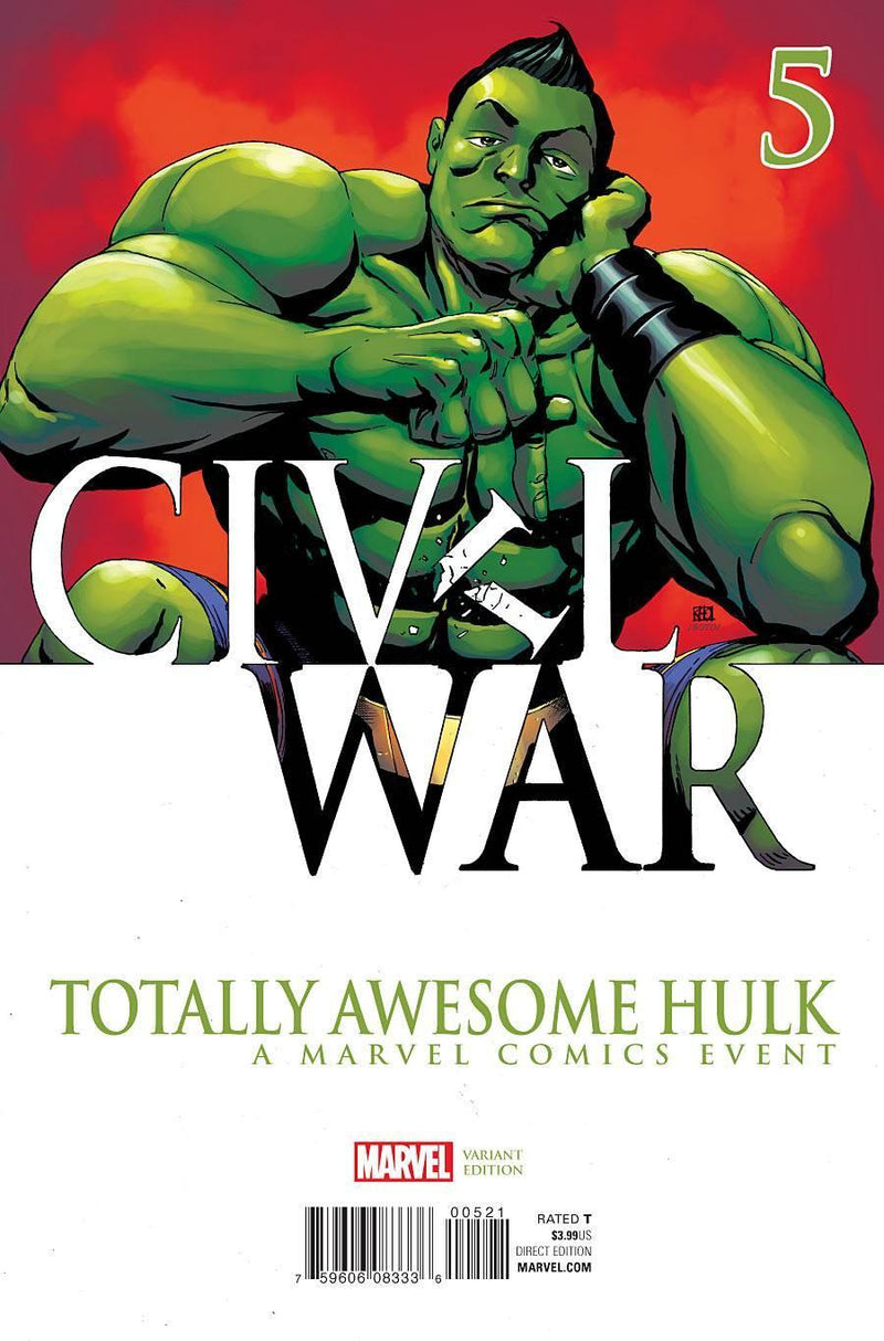 TOTALLY AWESOME HULK #5 PHAM CIVIL WAR VAR