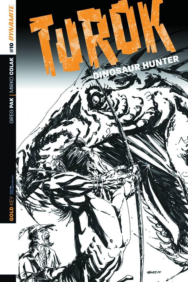 TUROK DINOSAUR HUNTER VOL 2 #10 10 COPY SEARS B&W INCV