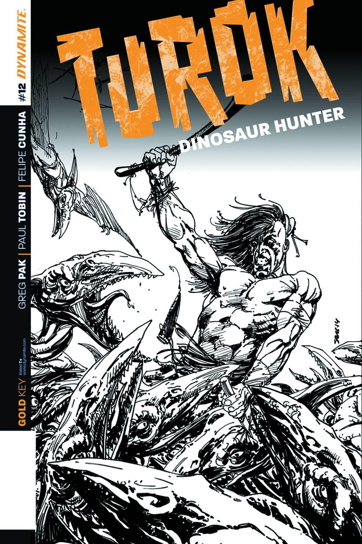 TUROK DINOSAUR HUNTER VOL 2 #12 10 COPY SEARS B&W INCV - Kings Comics