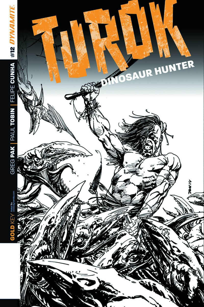 TUROK DINOSAUR HUNTER VOL 2 #12 10 COPY SEARS B&W INCV