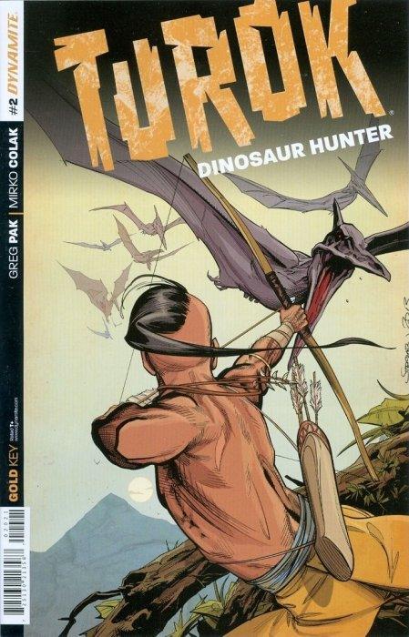 TUROK DINOSAUR HUNTER VOL 2 #2 25 COPY MOONEY ORIG ART INCV