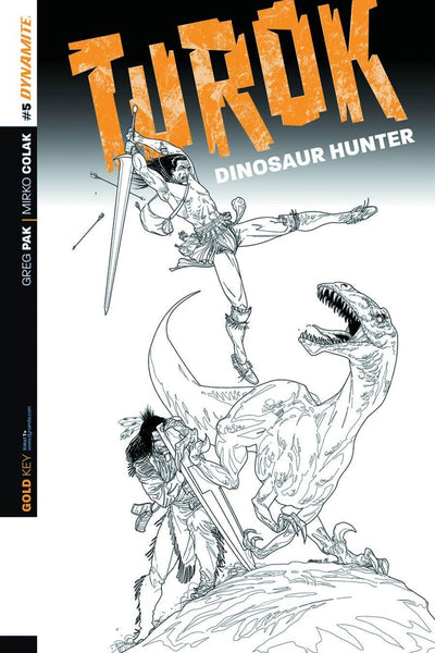 TUROK DINOSAUR HUNTER VOL 2 #5 10 COPY SEARS B&W INCV