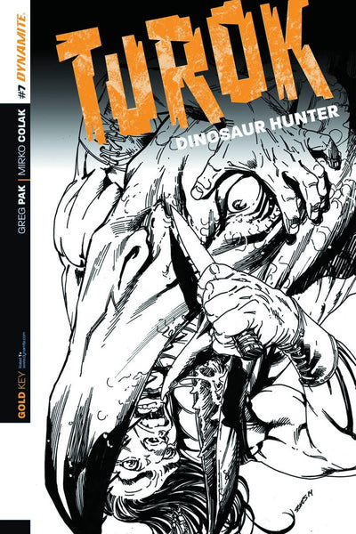 TUROK DINOSAUR HUNTER VOL 2 #7 10 COPY SEARS B&W INCV