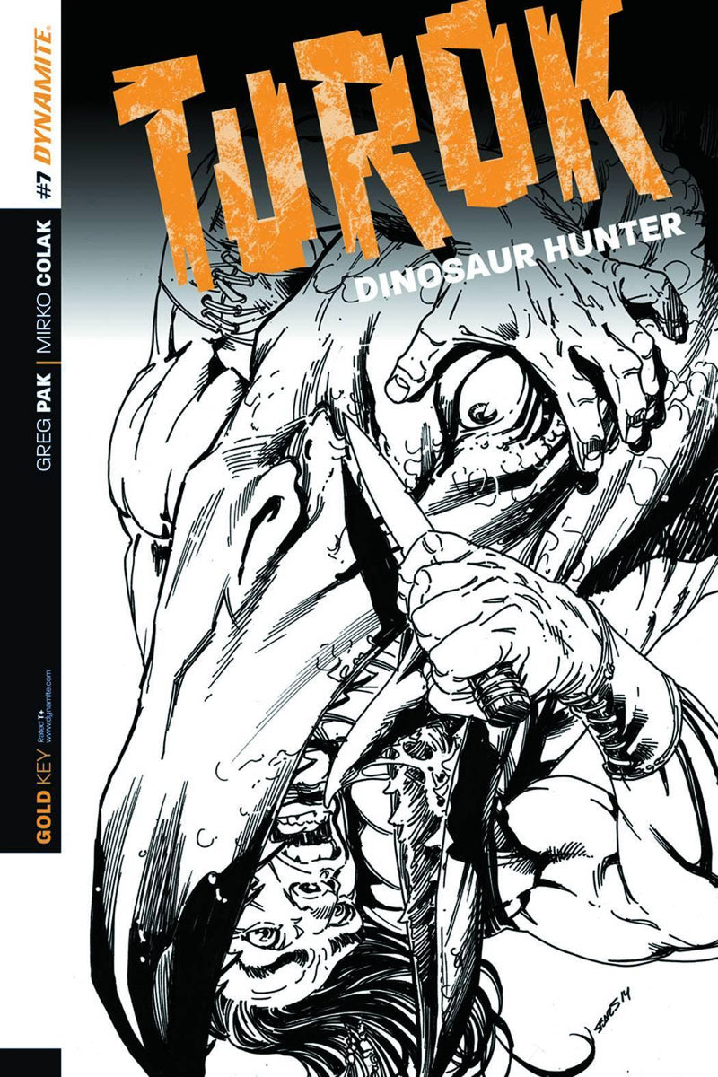 TUROK DINOSAUR HUNTER VOL 2 #7 10 COPY SEARS B&W INCV