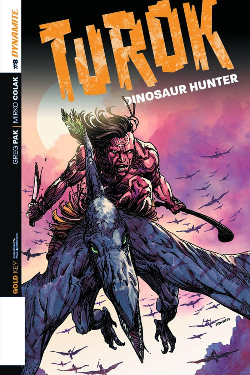 TUROK DINOSAUR HUNTER VOL 2 #8 10 COPY SEARS B&W INCV