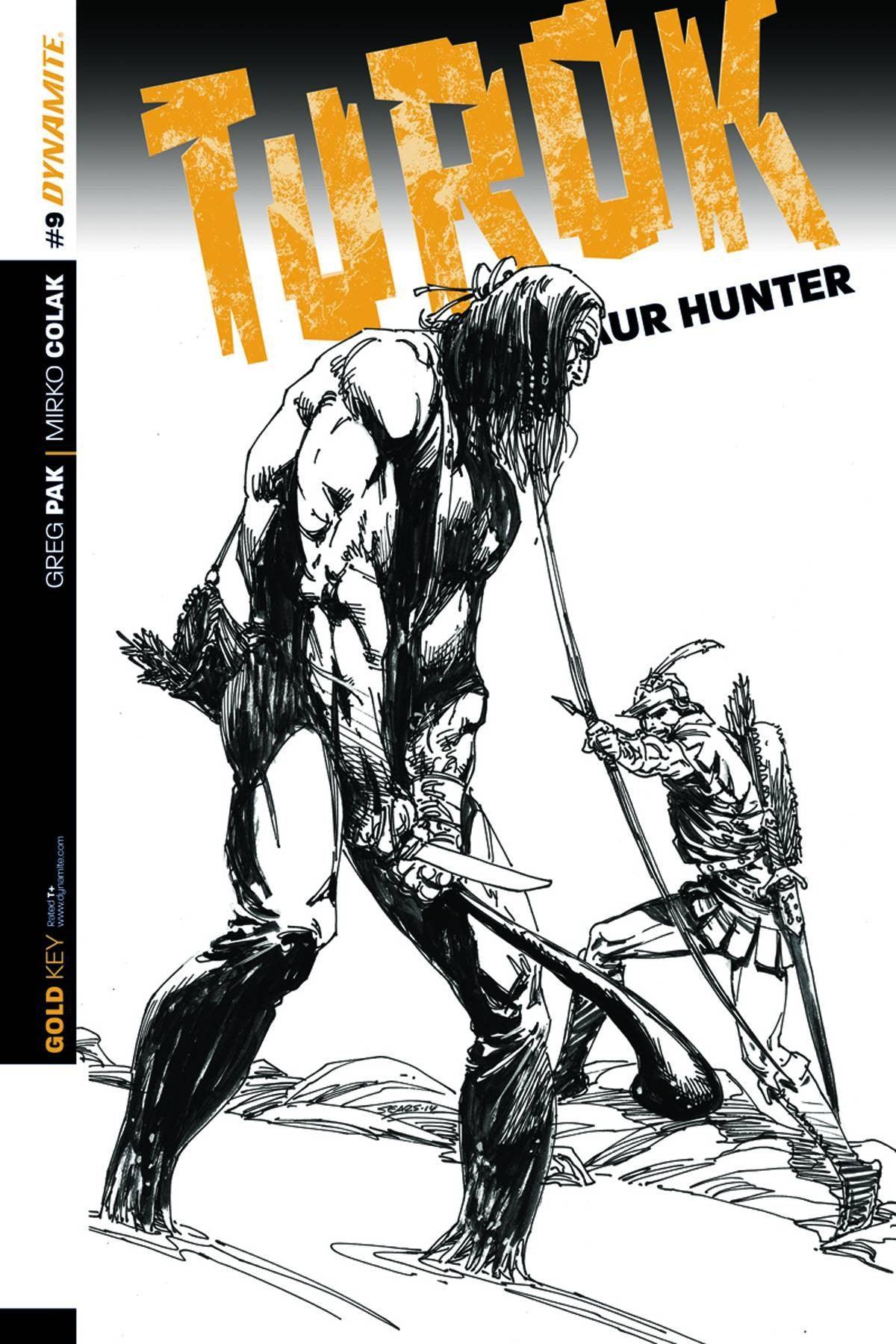TUROK DINOSAUR HUNTER VOL 2 #9 10 COPY SEARS B&W INCV - Kings Comics