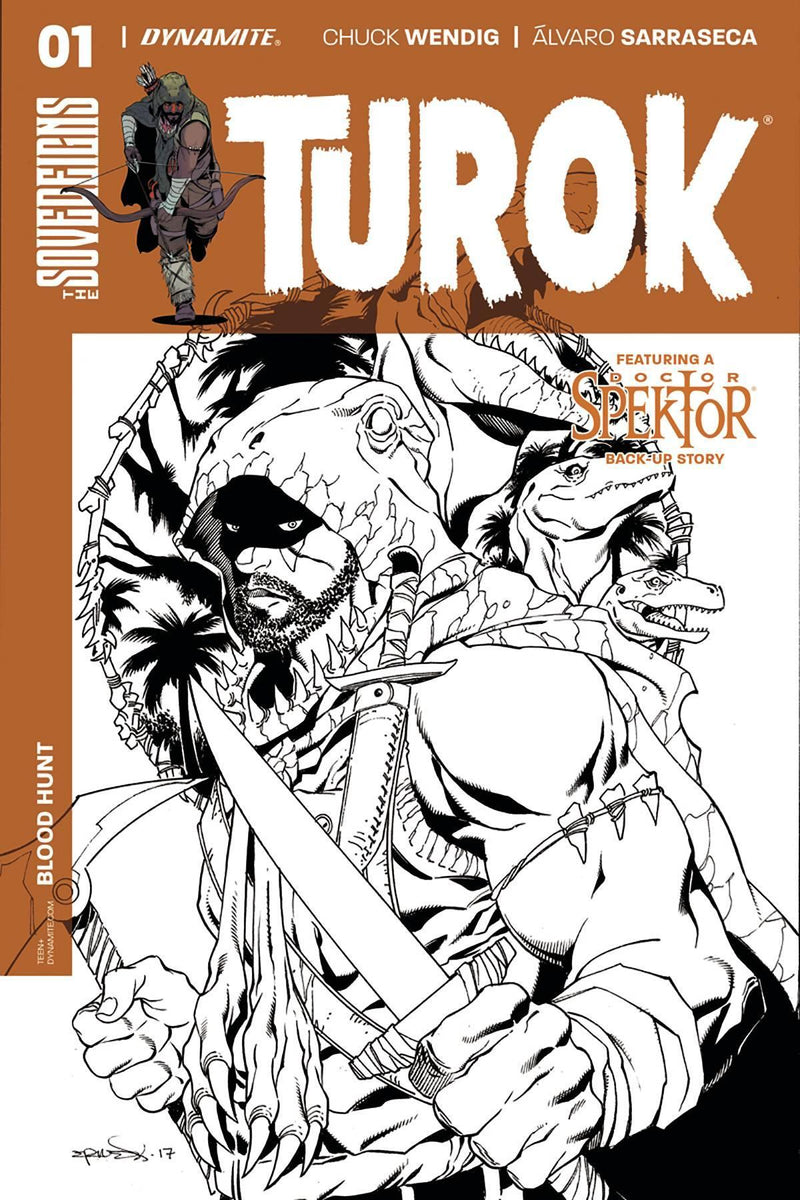 TUROK VOL 3 #1 10 COPY LOPRESTI B&W INCV