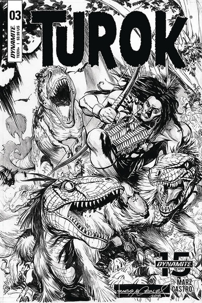 TUROK VOL 4 #3 10 COPY MORALES B&W INCV