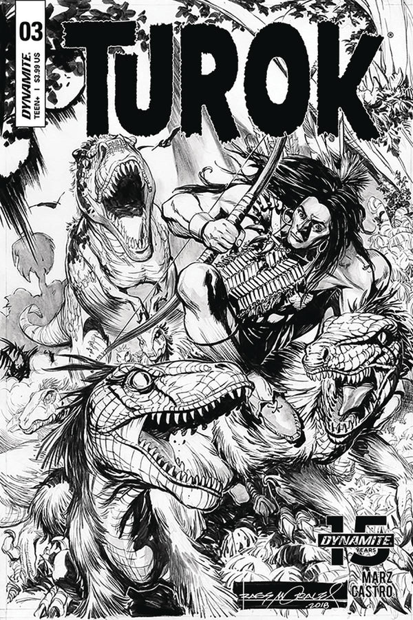 TUROK VOL 4 #3 10 COPY MORALES B&W INCV