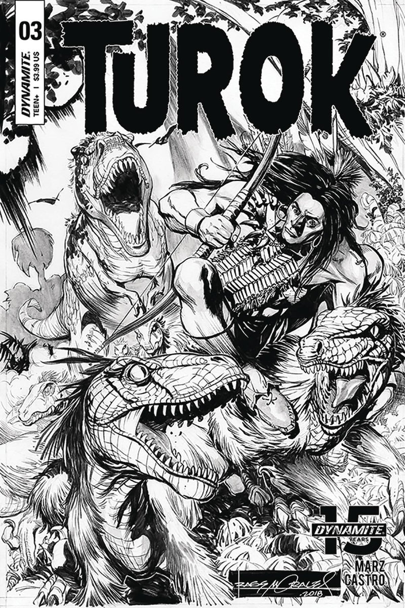 TUROK VOL 4 #3 10 COPY MORALES B&W INCV