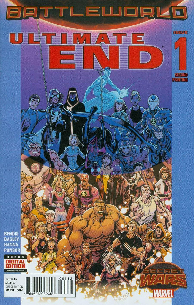 ULTIMATE END #1 BAGLEY 2ND PTG VAR