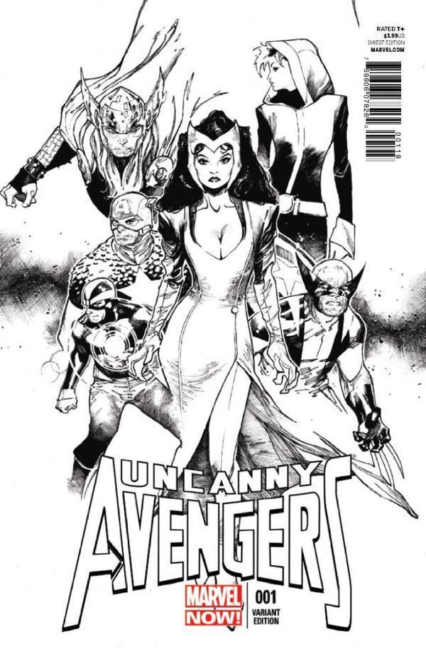 UNCANNY AVENGERS #1 COIPEL SKETCH VAR